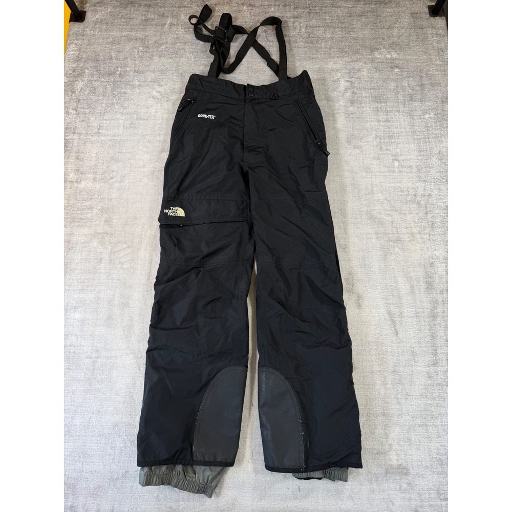 The North Face Ski Pants Men Medium Black GoreTex Suspender Snowboard Waterproof